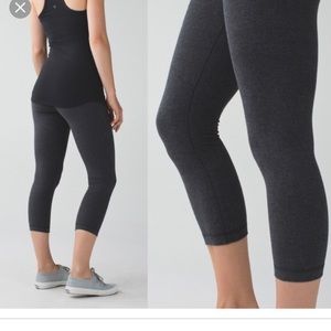 Lululemon grey organic cotton leggings size 2